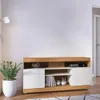 Rack Tv Living 2 Puertas Estantes Ruedas Hasta 55 Pulgadas - Muebles para TV, Uruguay | Lais Muebles, vista 3 de 3