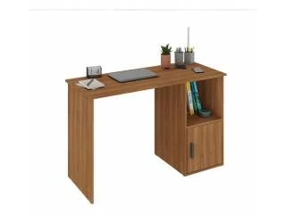 Escritorio 1 Estante y 1 Puerta Nogal en Gris - Escritorios, Uruguay | Quesal, vista 7