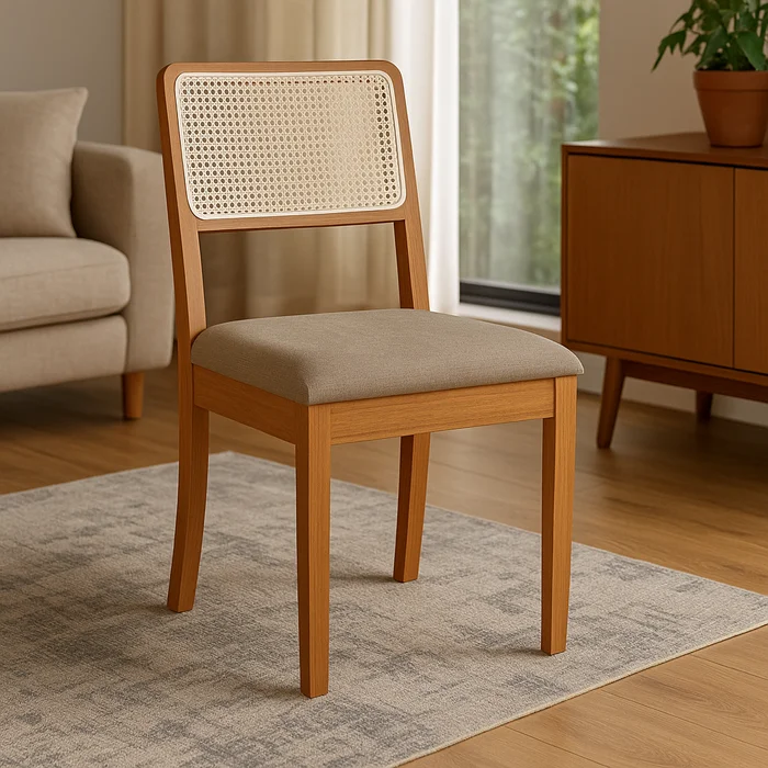 Silla Lola - Madera Maciza Ratan Natural en Madera natural - Sillas, Uruguay | Balton, vista 2