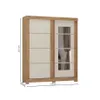 Ropero 2 puertas corredizas con espejo - Blanco en Blanco - Roperos y placares, Uruguay | La Cueva Muebles, vista 4 de 4