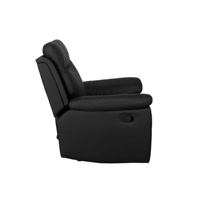 Recliner 1 Cuerpo Simil-cuero Negro Lexus en Negro - Sillones y sofás, Uruguay | Divino, vista 5