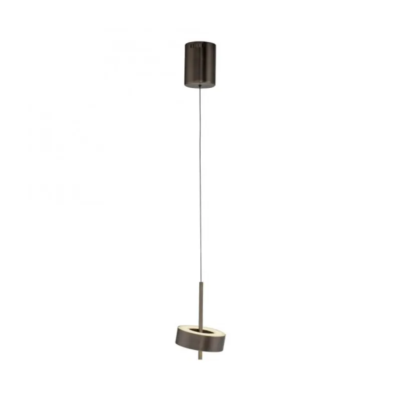 Colgante led orientable 9w 14cm regulable a control remoto, Marrón metalizado oscuro en Marrón - Lámparas colgantes, Uruguay | Iluminica