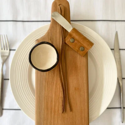 Kit tabla individual dip con negro en Madera natural - Decoración, Uruguay | Dreams On Time, vista 6