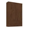 Ropero Max Plus 4 Puertas 4 Cajones - Línea Glam - Nogal en Marrón - Roperos y placares, Uruguay | Ecowood, vista 1 de 4