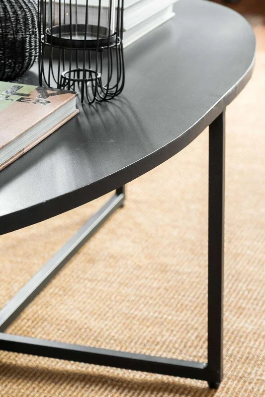 MESA OVAL - TOTAL BLACK en Negro - Mesas de living, Uruguay | La Iberica, vista 7