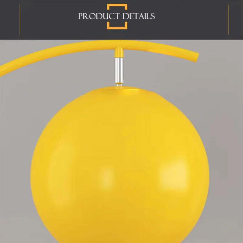 Lampara de pie Katarina en Amarillo - Lámparas de mesa, Uruguay | Decotech, vista 5