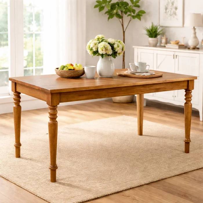 Mesa de Comedor Amarilis 1,60mt en Mesa Josefina Blanca - Mesas de comedor, Uruguay | Casa Brava, vista 2