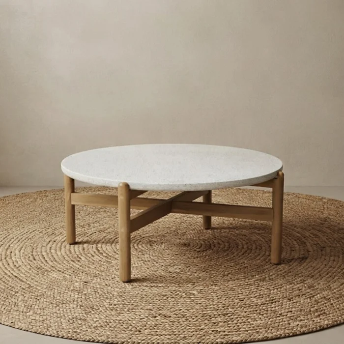 Talara Mesa De Centro 50cm en Madera natural - Muebles para el exterior, Uruguay | Aihaus