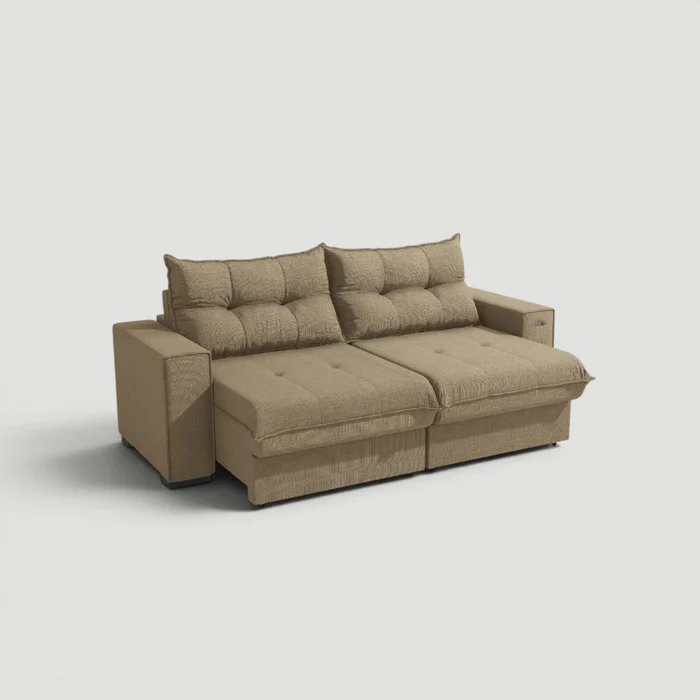 Sofa Dorian 236CM - Retractil/Reclinable en Beige - Sillones y sofás, Uruguay | Balton, vista 20