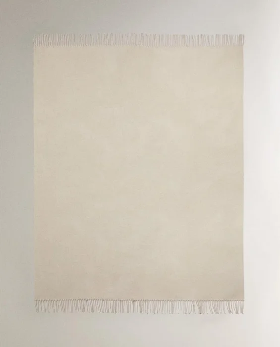 MANTA CASHMERE en Blanco - Textiles, Uruguay | Zara Home, vista 2