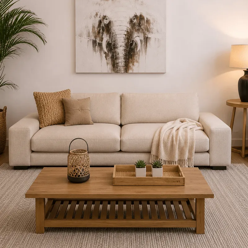 SOFÁ MOZAMBA en Beige - Sillones y sofás, Uruguay | Forum Design