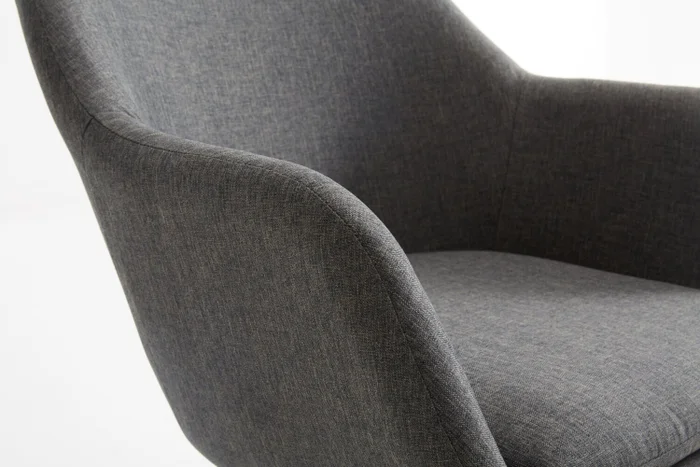Sillón UDSBJERG tela gris/roble en Gris - Butacas, banquetas y puffs, Uruguay | JYSK, vista 3