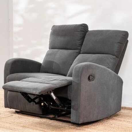 Sillón Reclinable Taos 2 Cuerpos Gris en Gris - Sillones y sofás, Uruguay | Aihaus, vista 4