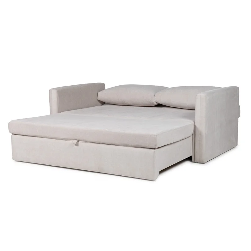 Sofá Cama Poliana - Tela Microfibra - Kruger 02-152 (Beige) en Beige - Sillones y sofás, Uruguay | Nyr, vista 4