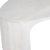 Mesa Ratona Madera Blanco Oval en Blanco - Mesas de living, Uruguay | Divino, vista 5 de 8