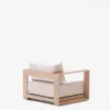 Butaca Ambra de madera maciza de acacia con acabado claro FSC 100% en Beige - Butacas, banquetas y puffs, Uruguay | Kavehome, vista 9 de 10