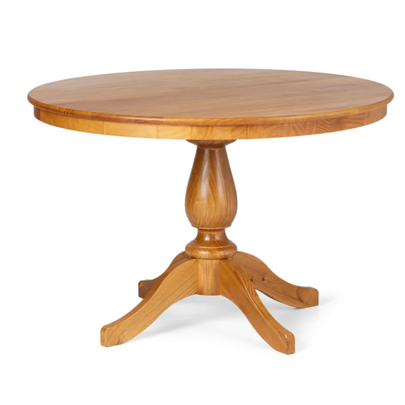 Mesa de Comedor Redonda Amarilis 1,15mt en Madera natural - Mesas de comedor, Uruguay | Casa Brava, vista 3