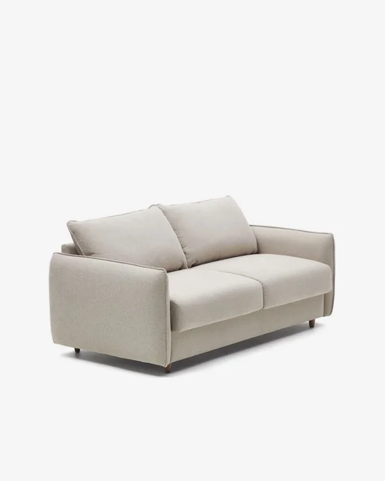 Sofá cama Carlota 2 plazas beige 185cm FSC Mix Credit en Beige - Sillones y sofás, Uruguay | Kavehome