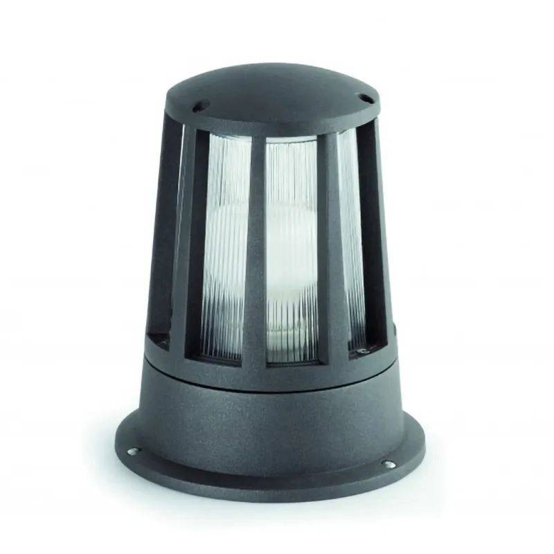 Luminaria de piso Exterior Nano Bolardo en Negro - Lámparas de pie, Uruguay | Serlux