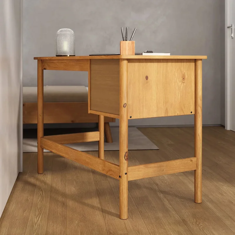 Escritorio 110cm Apama - Madera Maciza en Madera natural - Escritorios, Uruguay | Balton, vista 11