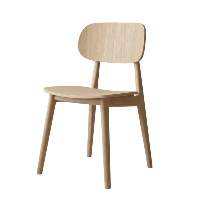 Silla de Comedor Madera natural Beige Lisboa - Línea Serena en Beige - Sillas, Uruguay | Ecowood, vista 2
