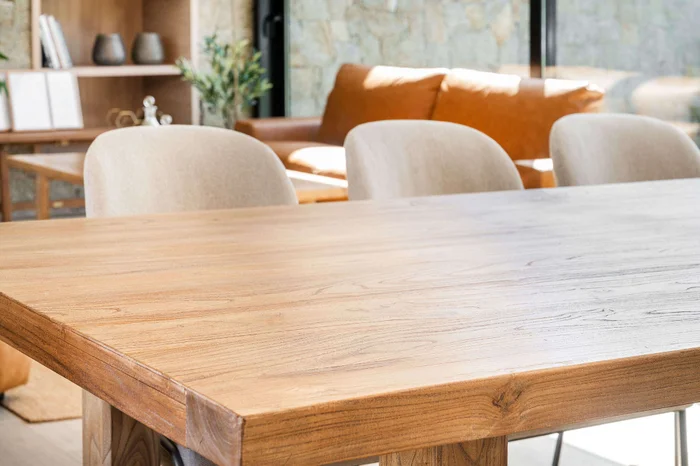 MESA COMEDOR APOLO - 2.50 X 1.10 MTS en Madera natural - Mesas de comedor, Uruguay | La Iberica, vista 17