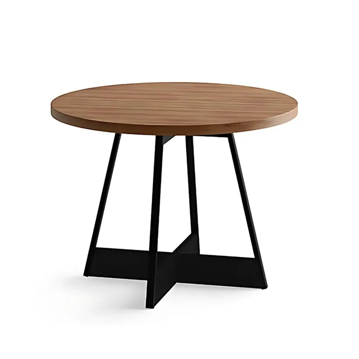 Mesa Atria Redonda - Negro en Madera natural - Mesas de comedor, Uruguay | Rústico Hogar, vista 2