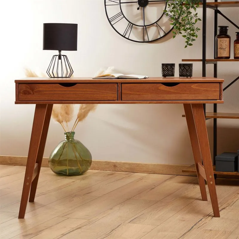Escritorio Madera Marron Alecto en Marrón - Escritorios, Uruguay | Divino