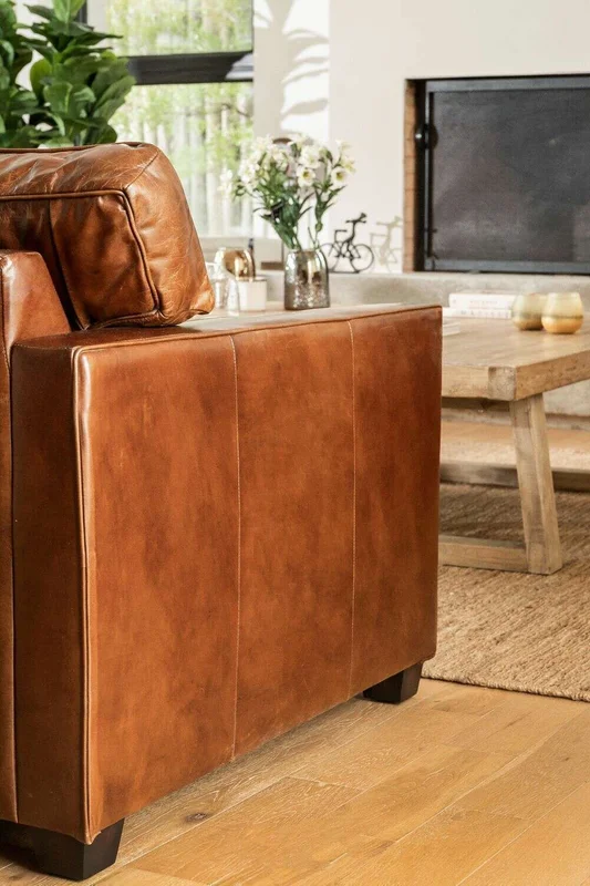 SILLON CUERO ITALIANO - 3 CUERPOS en Marrón - Sillones y sofás, Uruguay | La Iberica, vista 30