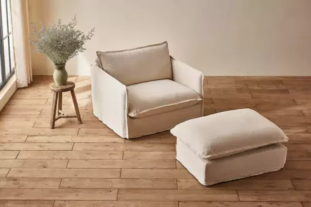 Butaca con funda Poli en Beige - Sillones y sofás, Uruguay | Pieza Clave, vista 3