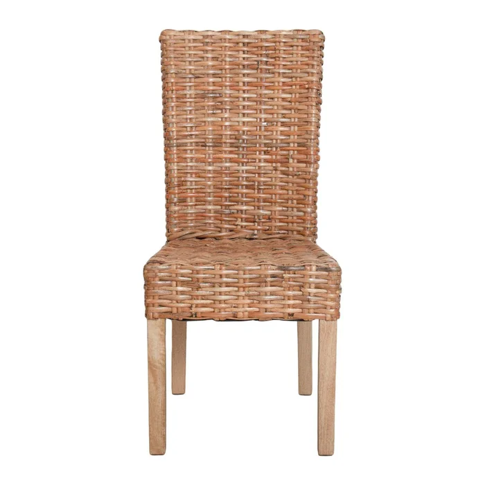 Silla De Comedor Rattan Natural-beige Indah en Madera natural - Sillas, Uruguay | Divino, vista 3