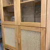 Cristalero 4 Puertas Madera de Pino y Rattan Natural - Linea Yakarta - Aparadores y recibidores, Uruguay | Berna home, vista 6 de 9