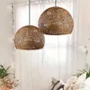Lámpara De Techo Colgante De Fibras Naturales Hongo 60 cm - Lámparas colgantes, Uruguay | Berna home, vista 2 de 2