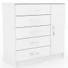 Comodas Cajoneras 5 Cajones 1 Puerta Dormitorio Demo 15d - Cómodas, Uruguay | Soy Hogar, vista 3 de 12