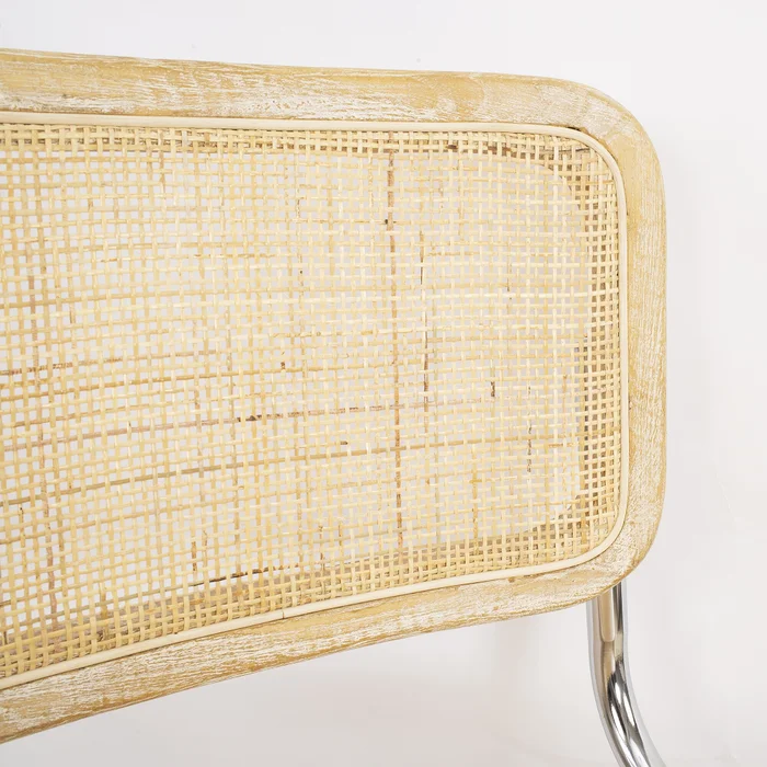 Silla Rattan-y-madera Natural-beige Bauhaus en Madera natural - Sillas, Uruguay | Divino, vista 6