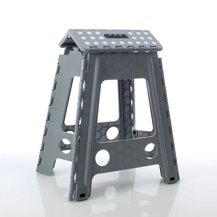 Banco plegable multiuso 45 cm - gris en Gris - Butacas, banquetas y puffs, Uruguay | Buho Store, vista 2