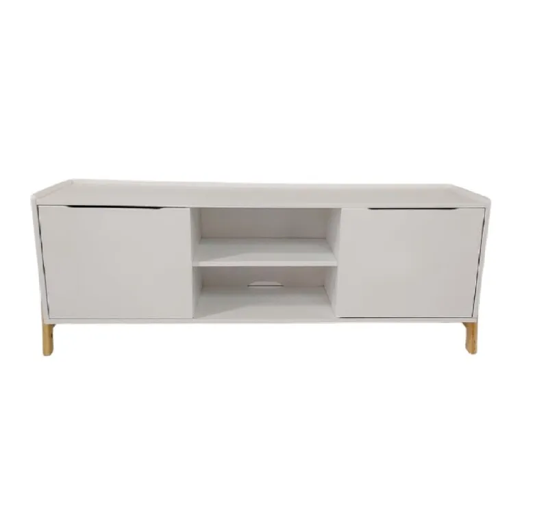 Rack NARA en Blanco en Blanco - Muebles para TV, Uruguay | Finkel
