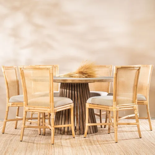 Mesa de comedor redonda Zinc - Mesas de comedor, Uruguay | Satec