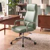 Silla de oficina Cromada 4 Posiciones 90.5cm - Verde - Escritorios y sillas de escritorio, Uruguay | Rústico Hogar, vista 1 de 2