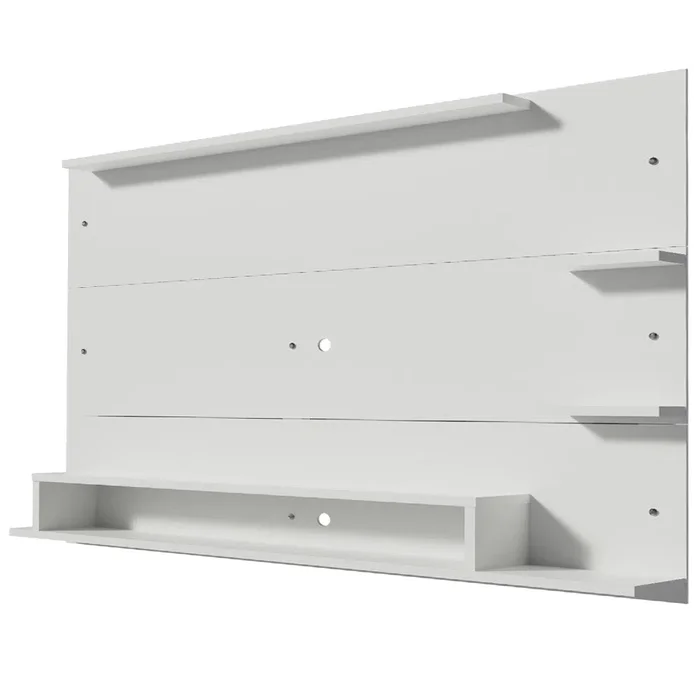 Panel TV con estante hasta 60 Pulgadas en Blanco - Muebles para TV, Uruguay | Balton, vista 5