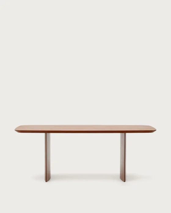 Mesa Litto de chapa de roble - de nogal 200 x 100 cm en Marrón - Mesas de comedor, Uruguay | Kavehome, vista 6