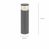 Luminaria Bolardo Exterior 9W Kane 60cm Gris Grafito en Gris - Lámparas de pie, Uruguay | Unilux, vista 3 de 3