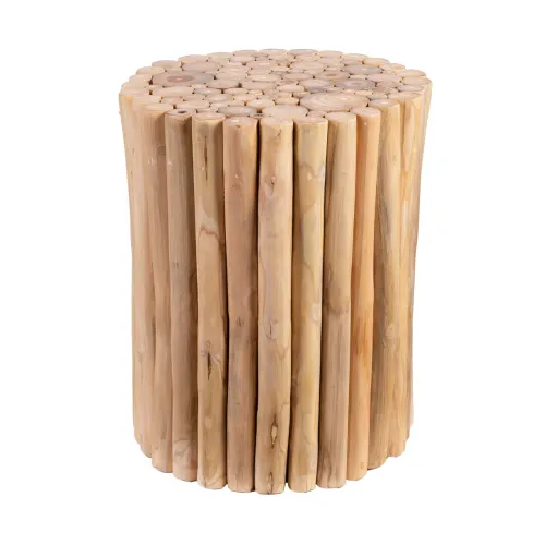 Taburete Tolino Natural/beige Madera 1 en Madera natural - Decoración, Uruguay | Divino