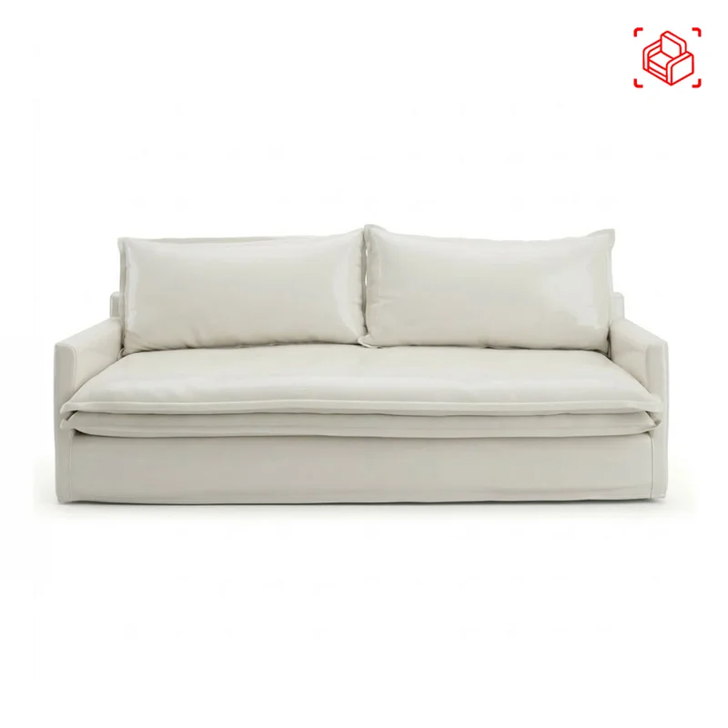 Sofa 4 Cuerpos Tela Blanco Alaska en Blanco - Sillones y sofás, Uruguay | Divino, vista 5