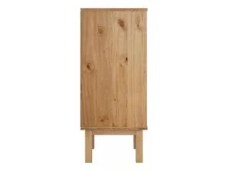 Comoda 4 C Mel/Gris Linea Nordica en Madera Maciza en Mel/Blanco - Cómodas, Uruguay | Quesal, vista 8