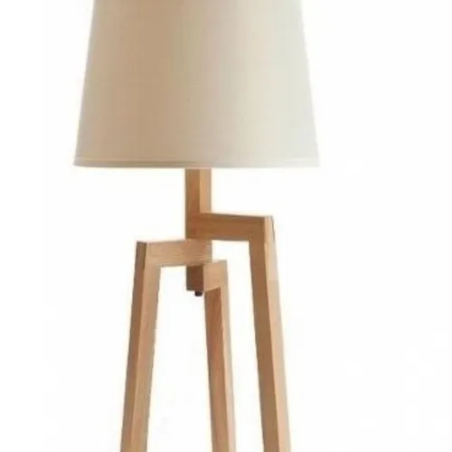 Lampara de Mesa TRIPODE Natural en Beige - Lámparas de mesa, Uruguay | Finkel