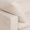 Sofá C/chaise Y Fundas Desmontables 3 Cuerpos Tela-premium Natural-beige Moma Natural en Madera natural - Sillones y sofás, Uruguay | Divino, vista 4 de 9