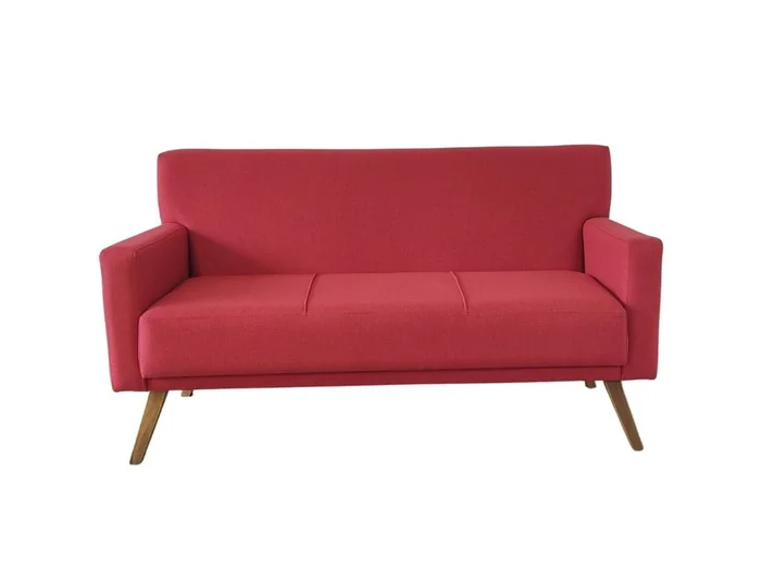 Sofa Dalí de 3 cuerpos - Muebles Da Vinci en Rojo - Sillones y sofás, Uruguay | Muebles Da Vinci