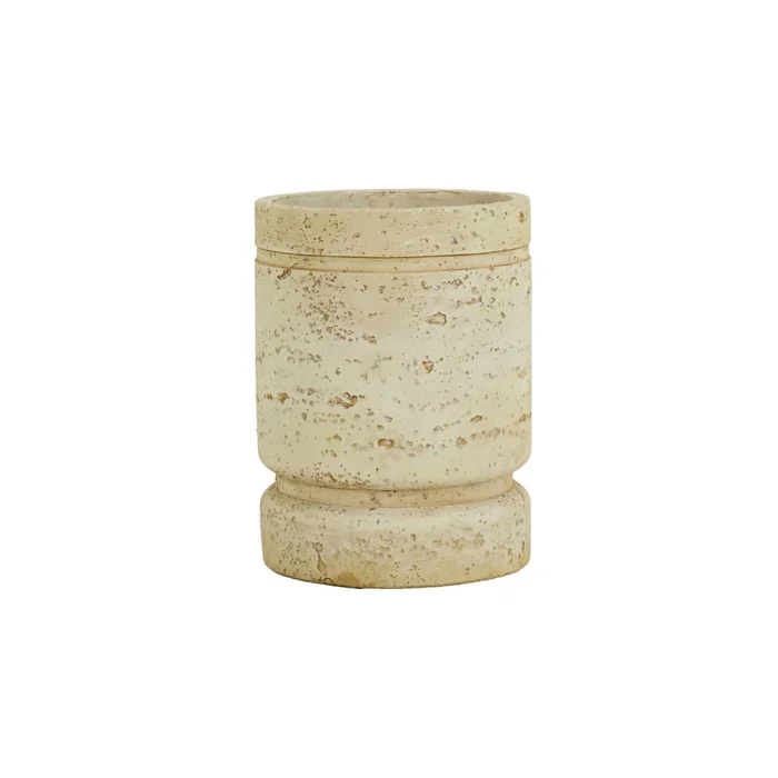 MACETA CEMENTO 13x13x17.5CM BEIGE en Beige - Macetas, Uruguay | Koz, vista 3