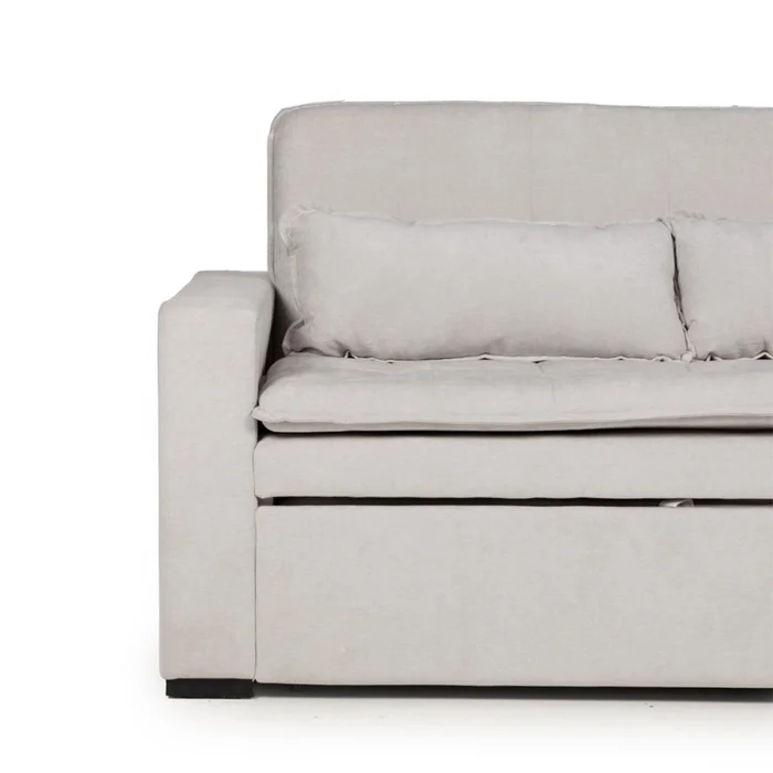 Sofá Cama Londres - Tela Microfibra - TC1009 (Plata) en Gris - Sillones y sofás, Uruguay | Nyr, vista 6